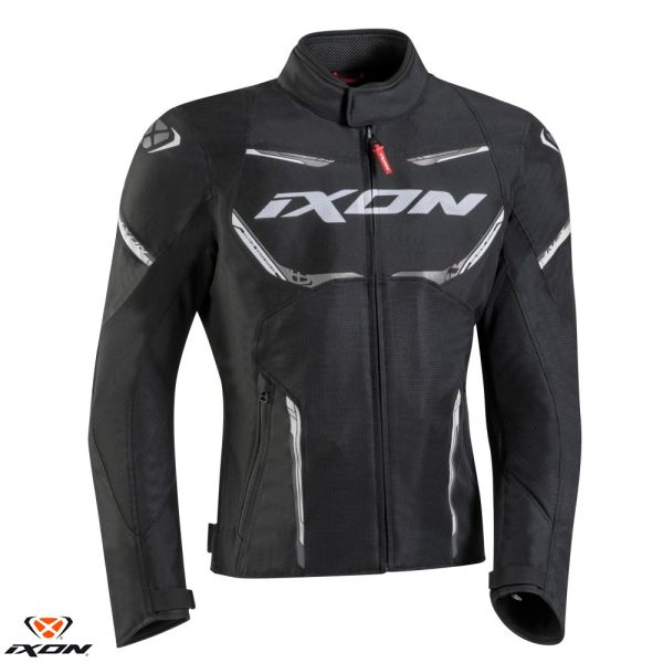 Textile jackets Ixon Textile Moto Jacket Striker Air WP MS Black/White 24