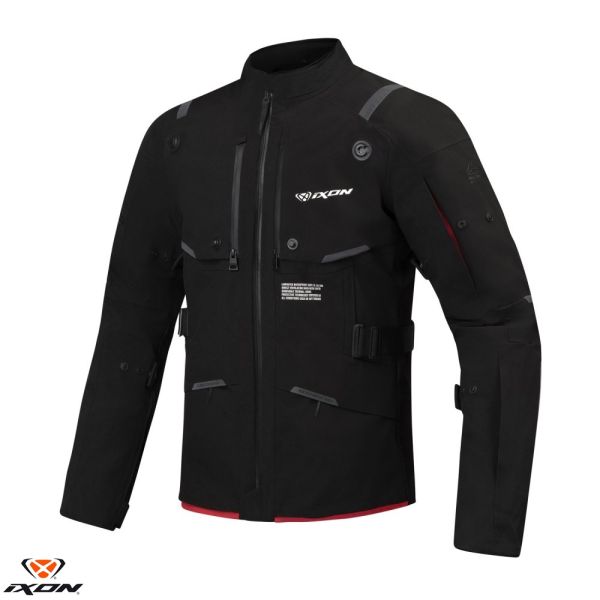 Textile jackets Ixon Textile Moto Jacket Touring M-Skeid MS WP Black 224