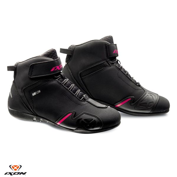 Cizme Moto - Dama Ixon Ghete Moto Dama Gambler LS Black/Fuchsia 24