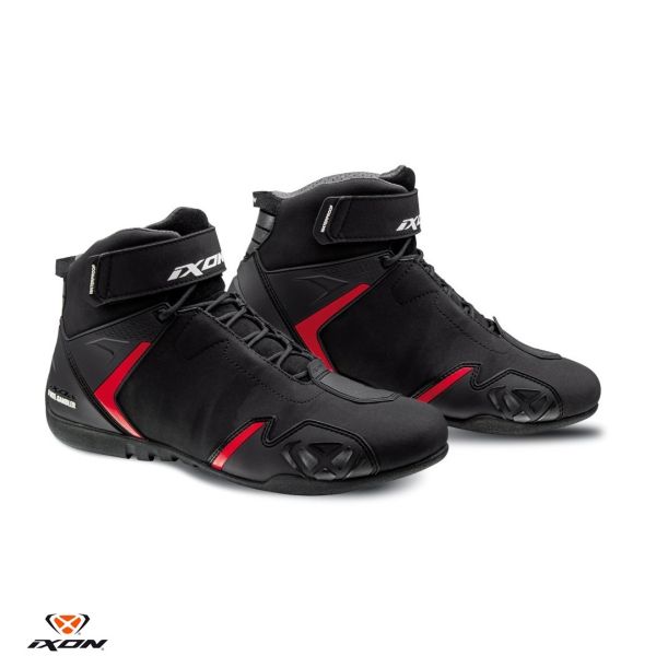 Short boots Ixon Moto Boots Gambler MS Black/White/Red