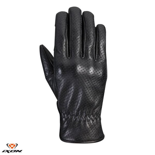 Gloves Racing Ixon Leather Moto Gloves RS Nizo Air MS Black
