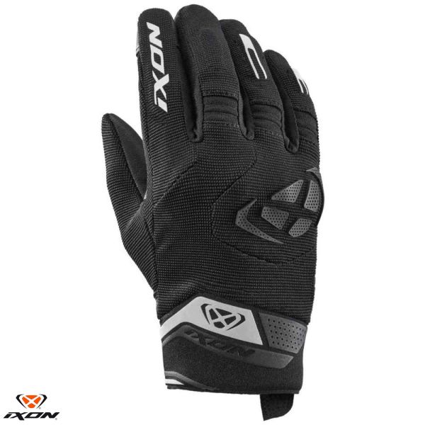 Gloves Womens Ixon Lady Textile Moto Gloves Mig 2 LS Black/White 24