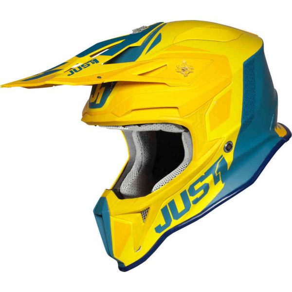  Just1 Casca Moto Enduro J18 Pulsar Yellow/Blue