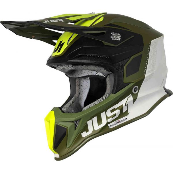  Just1 Helmet J18 MIPS Pulsar Army Green/Black