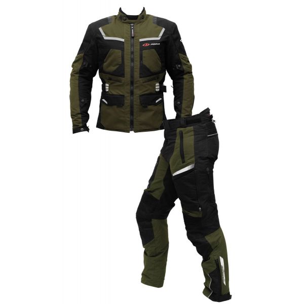 ATV Combo Jopa Alpha Black/Green Jacket+Pants