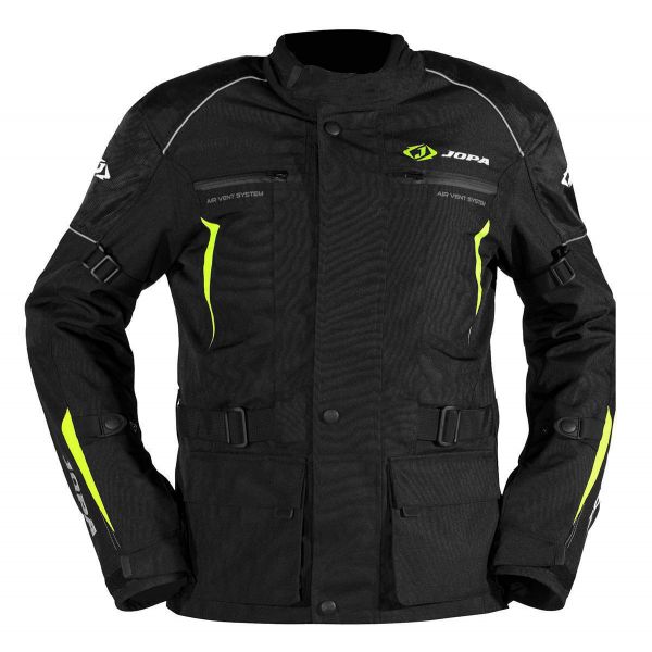 ATV Jackets Jopa Omega V2 Black/Yellow Fluo Jacket