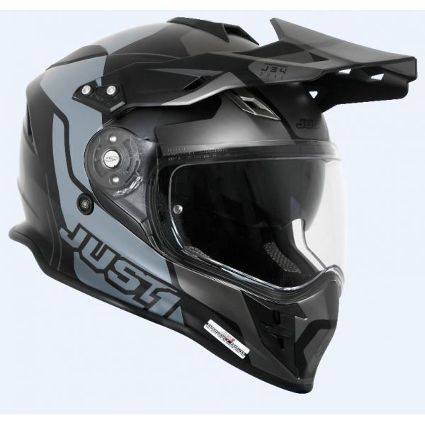 ATV Helmets Just1 Helmet J34 Tour Titanium/Black