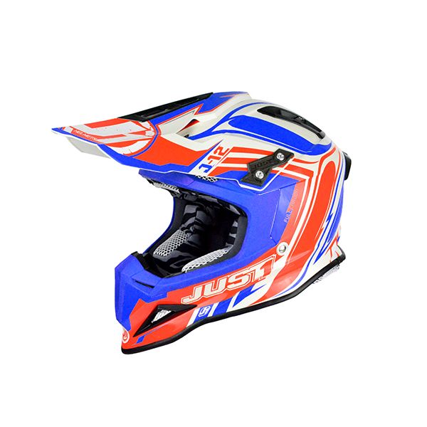 Helmets MX-Enduro Just1 Enduro Helmet J12 Flame Red/Blue