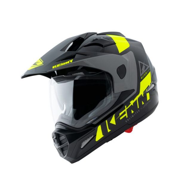  Kenny Extreme Moto ATV Helmet Black Neon Yellow