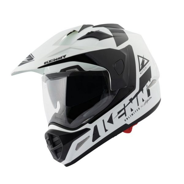  Kenny Casca Moto ATV Extreme White/Black