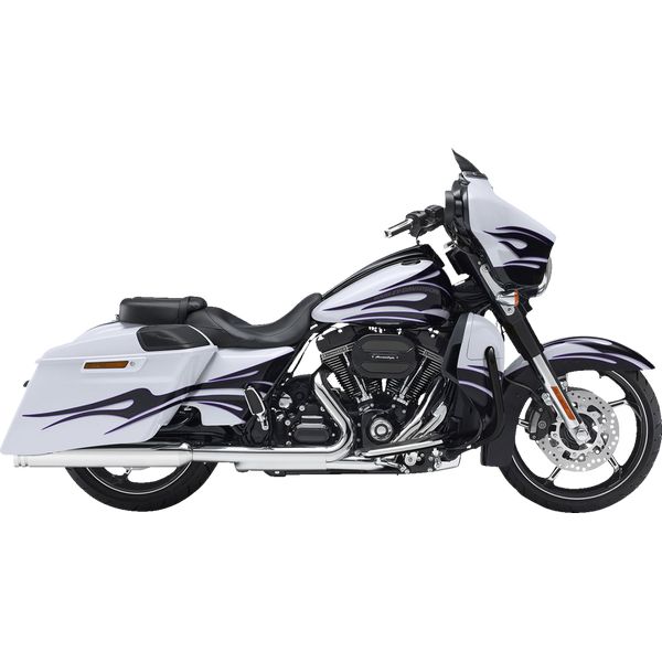 Motorcycle Exhaust Kesstech Slip-On FLERS CVO RND CH ESE 181-1442-749
