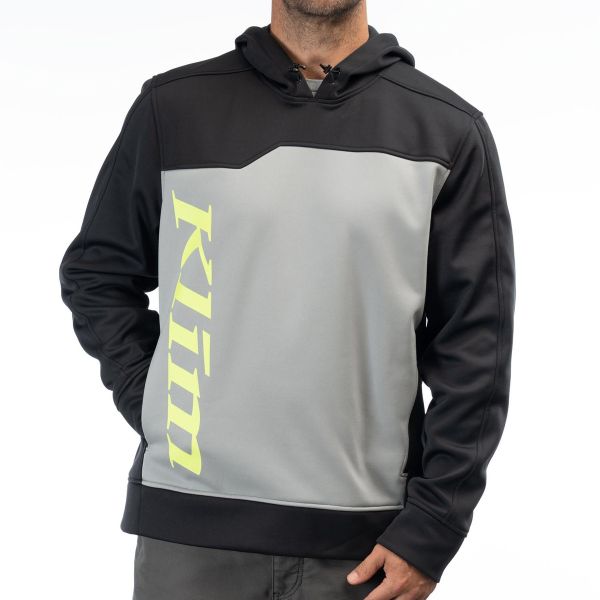 Casual jackets Klim Accelerator Pullover Hoodie Black/Monument 24
