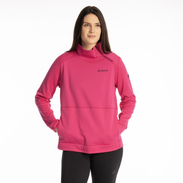 Tricouri/Camasi Casual Klim Bluza Dama Solitude Asym Fuchsia Red 25