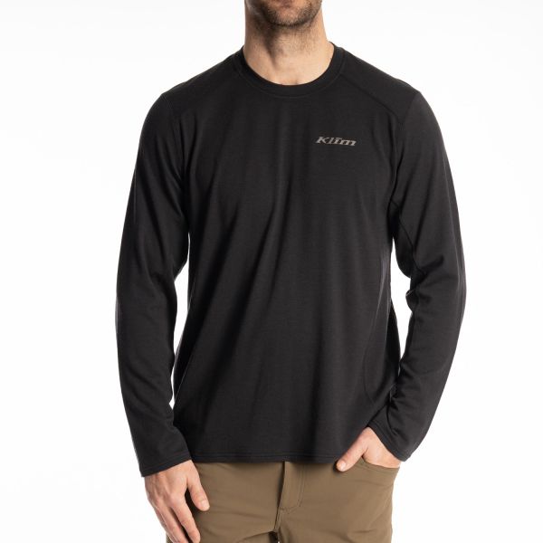 Tricouri/Camasi Casual Klim Bluza Mesa Falls Wool Long Sleeve Black 25
