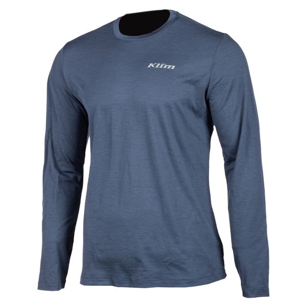  Klim Bluza Teton Merino Wool LS Blue