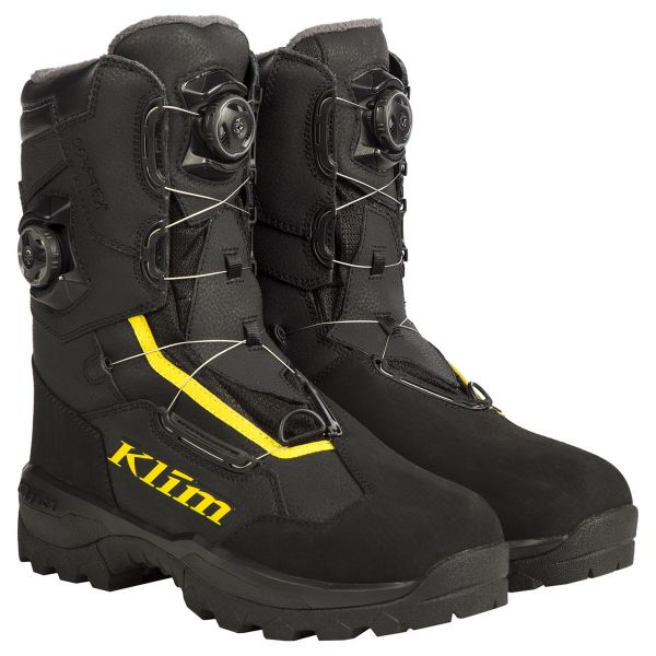  Klim Snowmobil Boots Adrenaline Pro GTX BOA Boot Black