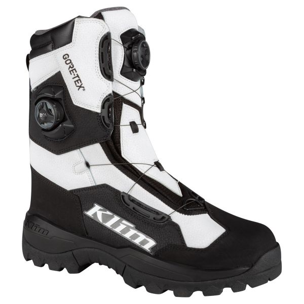 Boots Klim Snow Boots Adrenaline Pro GTX BOA Boot Black - White