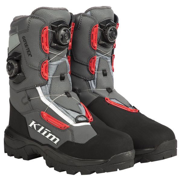 Boots Klim Snow Adrenaline Pro GTX BOA Red 2020 Boots