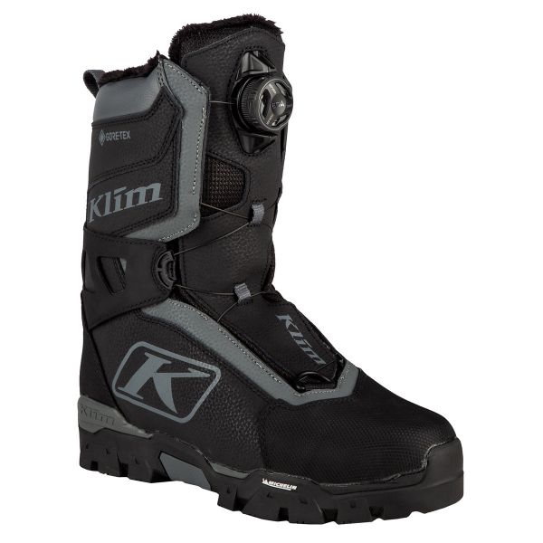 Women's Boots Klim Snowmobil Boots Lady Aurora GTX BOA Boot Asphalt