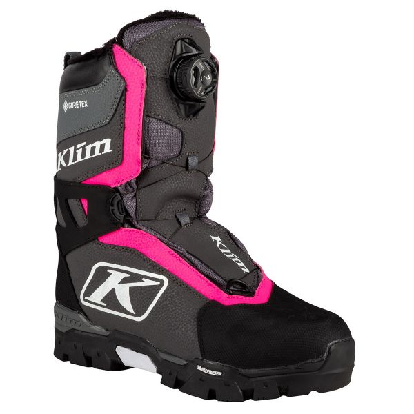  Klim Bocanci Snowmobil Dama Aurora GTX BOA Boot Knockout Pink