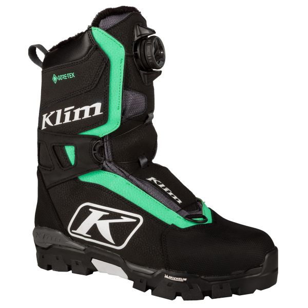 Women's Boots Klim Snowmobil  Boots Lady Aurora GTX BOA Boot Wintermint