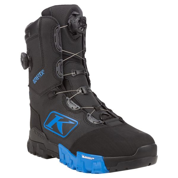  Klim Adrenaline Pro S GTX BOA Boot Black/Electric Blue Lemonade 24