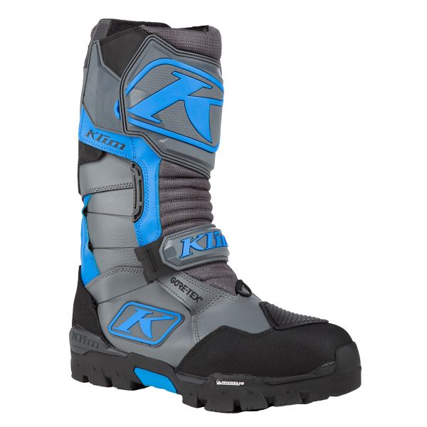 Boots Klim Havoc GTX BOA Boot Castlerock/Electric Blue Lemonadet