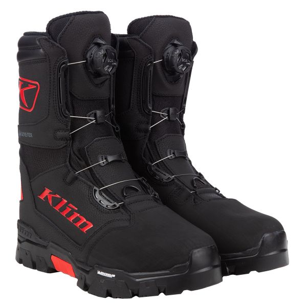 Bocanci Snowmobil Klim Bocanci Snowmobil Klutch GTX BOA Black/Fiery Red 24