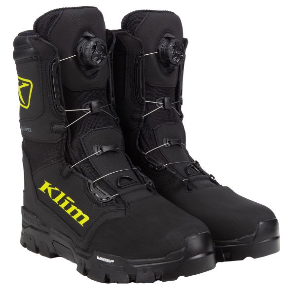  Klim Bocanci Snowmobil Klutch GTX BOA Black/Hi-Vis 24