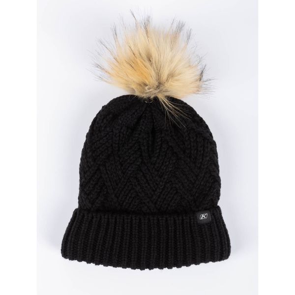 Beanies Klim Beanie Chevron Pom Black 24