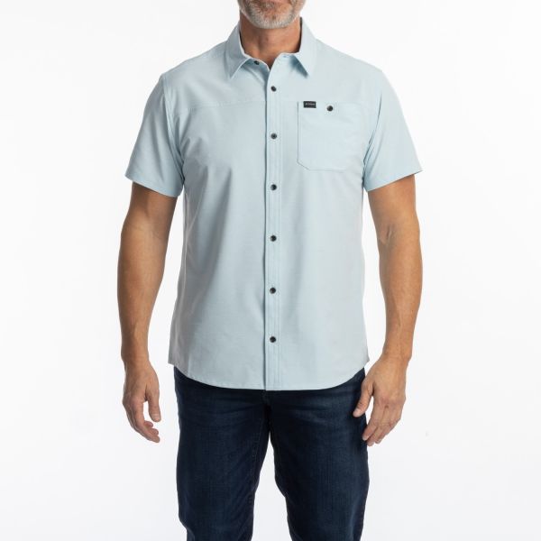 Tricouri/Camasi Casual Klim Camasa Colter Bay Stretch Aquamarine 25