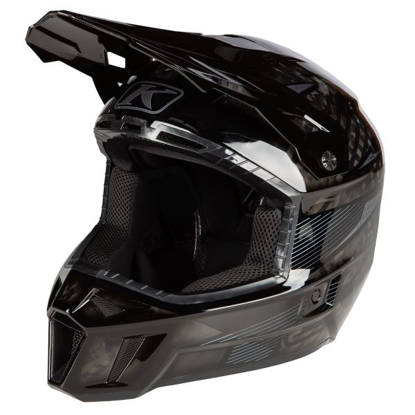 Helmets MX-Enduro Klim F3 Carbon Pro Off-Road Helmet ECE Striker Carbon Gloss Black