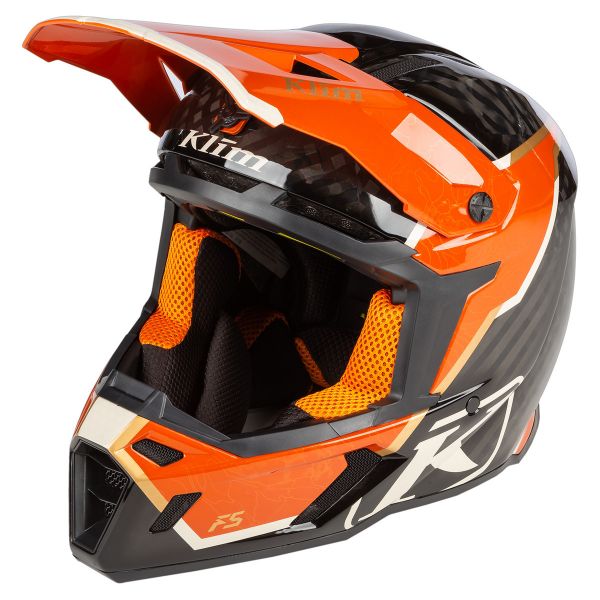  Klim Casca Moto Enduro F5 Koroyd Helmet ECE/DOT Topo Potter's Clay