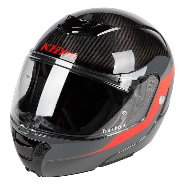 Flip up helmets Klim TK1200 Helmet ECE/DOT Architek Redrock Karbon
