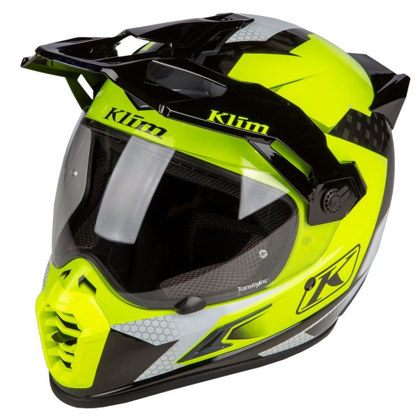  Klim Moto Helmet Krios Pro ECE Charger Hi-Vis