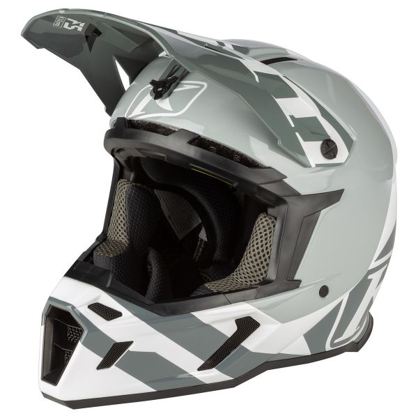  Klim Moto MX F5 Koroyd Helmet ECE/DOT Ascent Monument Gray