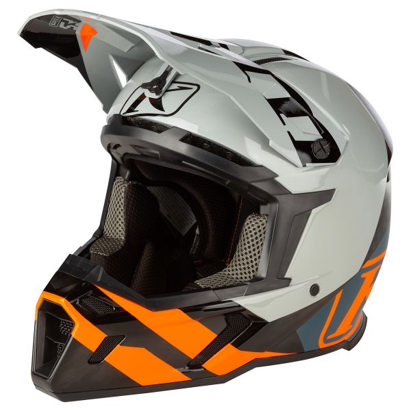 Casti Snowmobil Klim Casca Moto Enduro F5 Koroyd ECE/DOT Ascent Striking Petrol
