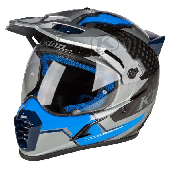 Touring helmets Klim Krios Pro Moto Helmet ECE Ventura Electric Blue