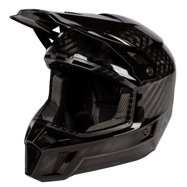 Helmets MX-Enduro Klim Snow Carbon Helmet F3 ECE Ghost