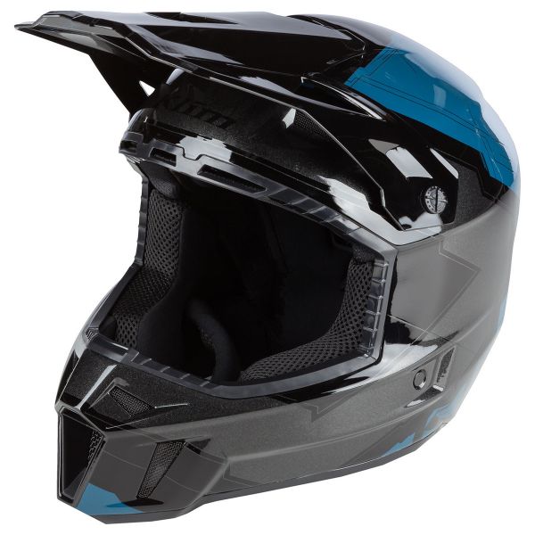  Klim Snowmobil Helmet F3 ECE Verge Petrol