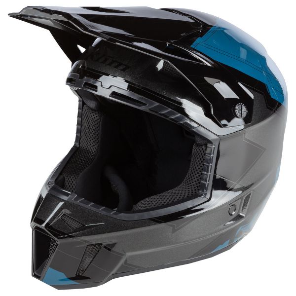  Klim Casca Snowmobil F3 ECE Verge Petrol