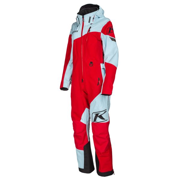 Women's Monosuits Klim Non-Insulated Shreda Lady One-Piece Chili Pepper/Crystal Blue  