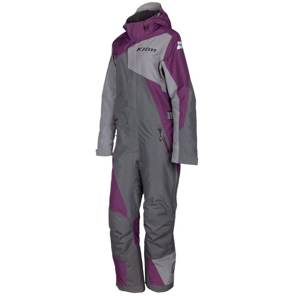 Combinezon Monosuit SNOW Dama Klim Combinezon Snowmobil Insulated Dama Vailslide One-Piece Short Deep Purple-Asphalt