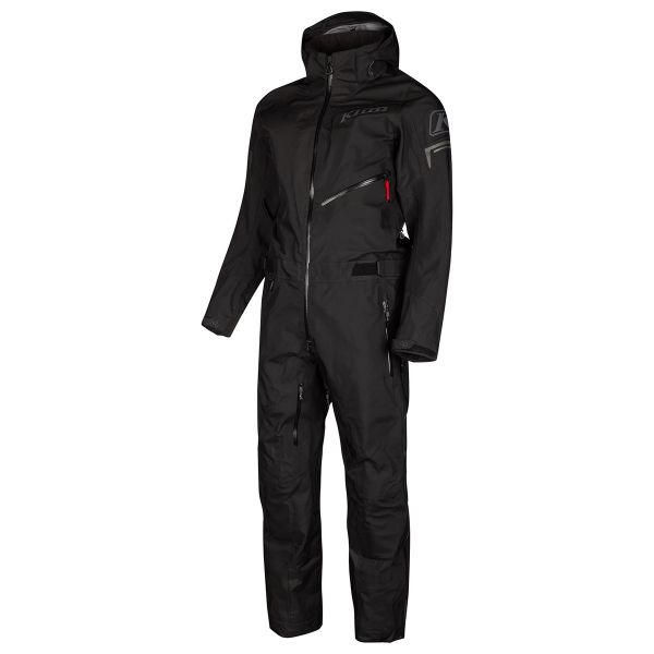 Combinezoane Snow Klim Combinezon Snowmobil Non-Insulated Lochsa One-Piece Black-Asphalt