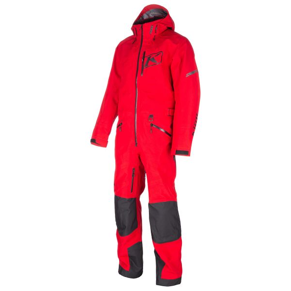 Women's Monosuits Klim Snow Monosuit Womens Non-Insulated Ripsa Vapor Chili Pepper/Black 24