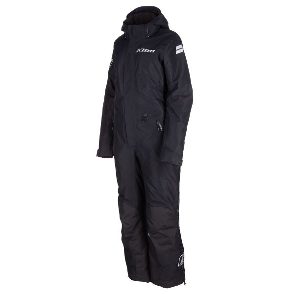 Women's Monosuits Klim Snow Monosuit Womens Non-Insulated Vailslide Black/Metallic Silver 24