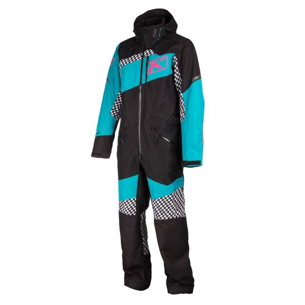 Combinezoane Snow Klim Combinezon Snowmobil Non-Insulated Ripsa Black/Arctic Teal 25