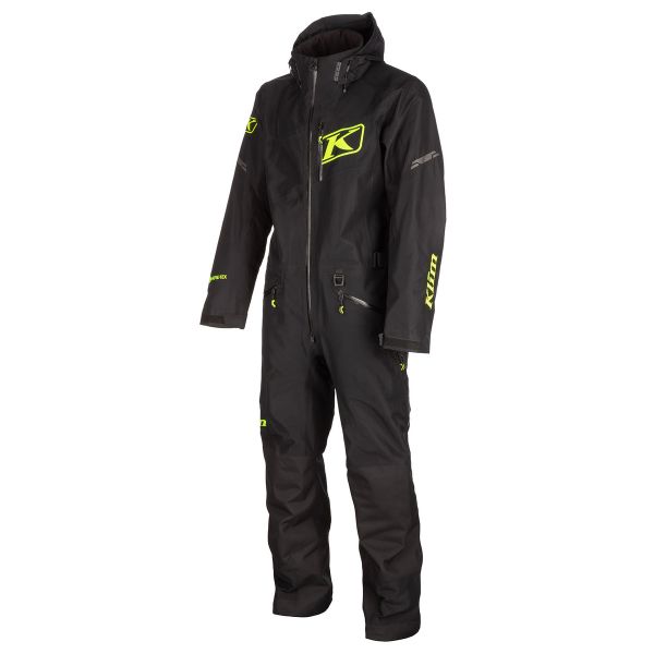 Monosuits Snowmobiles Klim Snow Monosuit Non-Insulated Ripsa Black/Hi-Vis 24