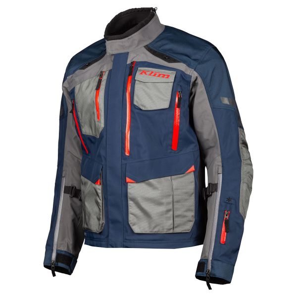 Textile jackets Klim Touring Moto Carlsbad Textile Jacket Navy Blue/Redrock