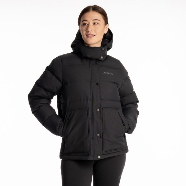 Geci/Hanorace Casual Klim Geaca Dama Pine Haven Down Hooded Black 25